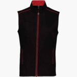 Gilets hommes noir rouge