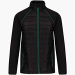 Veste personnalise noir vert