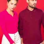 Polo manches longues - Broderie - Marquage textile