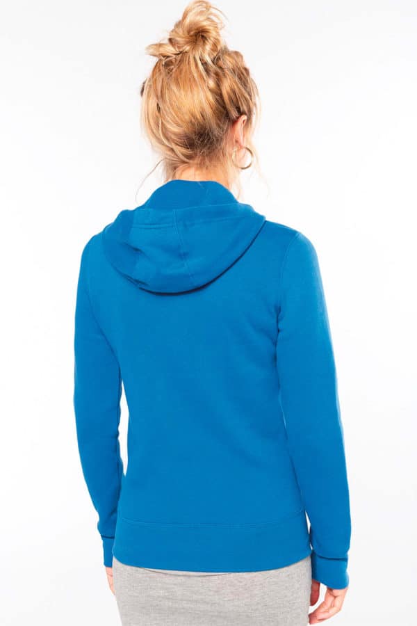 Sweat-shirt zippé capuche femme | Broderie - Marquage textile