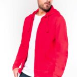 Sweat-shirt zippé capuche homme | Broderie - Marquage textile