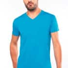 T-Shirt homme col V - Broderie - Marquage textile