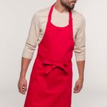 Tablier coton avec poche | Broderie - Marquage textile